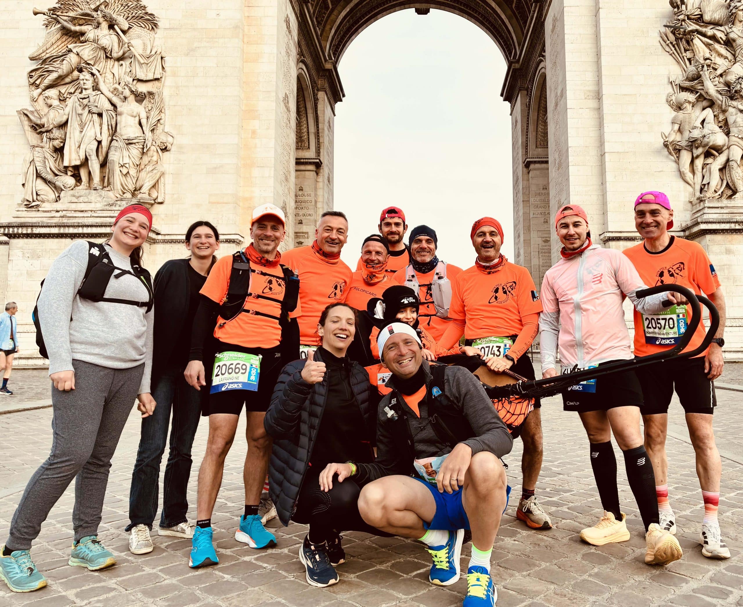 Marathon de Paris - Pompier raid aventure